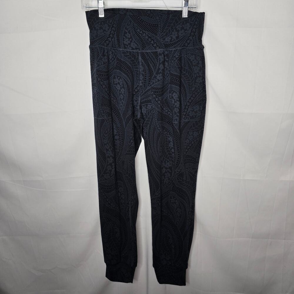 Athleta Salutation Textured Paisley Jogger Pants Pockets Size Medium